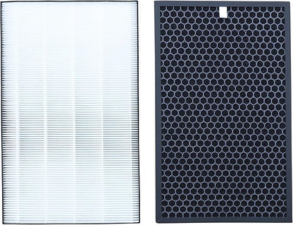 FZ-F50HFE/U FZ-F50DFE Air Purifier Replacement Filter Set Compatible with Sharp FPK50UW FP-K50UFP-J40 FP-JM40 FP-G50 FP-GM50 Air Purifiers, Part FZ-K50HFU FZ-K50DFU,air purifier Filter