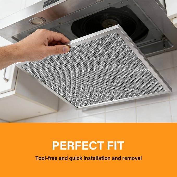 S99010467 Stove Hood Vent Filter 11.5" x 11.5" Fit for Broan Range Hood Filter BXT1 & Nutone AR1 series 99010467 Range Hood Grease Filters 1 Pack