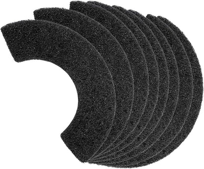 8Pcs Carbon Filters Compatible with LR 4,Replacement Activated Charcoal Filters for Litter Box Carbon Premium Filter,Thickened and Durable,Eliminate Odor and Controls Moisture on Pet's Body