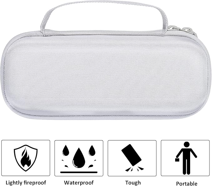 co2CREA Hard Case compatible with Pure Enrichment PureZone Mini Portable Air Purifier (White Case)