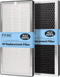 MA-40 Replacement Filter Compatible with MA-40 Air Purifiers, 3-in-1 High-Efficiency Filtration System for MA40W MA40B, H13 True HEPA with Activated Carbon Pre-Filter