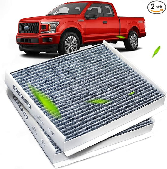 Cabin Air Filter for 2015-2025 Ford F150, 2017-2025 F250 F350 F450 F550 Super Duty, 2018-2024 Expedition Lincoln Navigator, FL3Z19N619A FP79 FP92(Set of 2)
