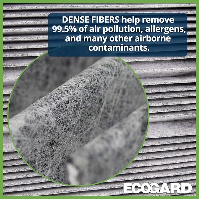 ECOGARD XC10332C Premium Cabin Air Filter with Activated Carbon Fits 2005-2010 Scion tC, 2000-2003 Toyota RAV4, 2004-2006 Scion xB, 2000-2005 Toyota Echo, 2004-2006 Scion xA