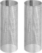 PATIKIL 2.4 Inch Stove Pipe Spark Arrestor Screen, 2Pcs 304 Stainless Steel Filter Chimney Flue 0.06 Inch Hole for Camping Tent Stove Accessories Vent Exhaust