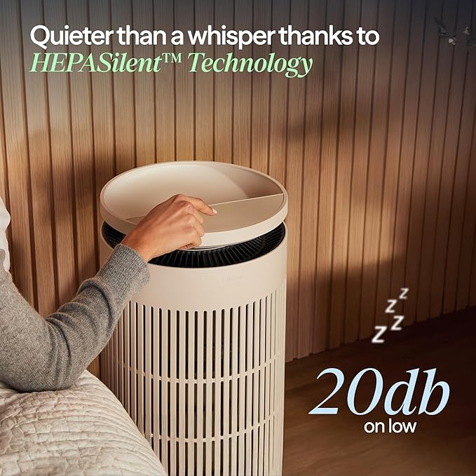 Blueair 2-in-1 Pro Air Purifier & Humidifier for Large Rooms, HEPASilent™ Removes 99.97% Allergens, Dust, Smoke, Up to 1,875 sq ft, Smart App, Skin-Hydration Mode, 360° InvisibleMist™