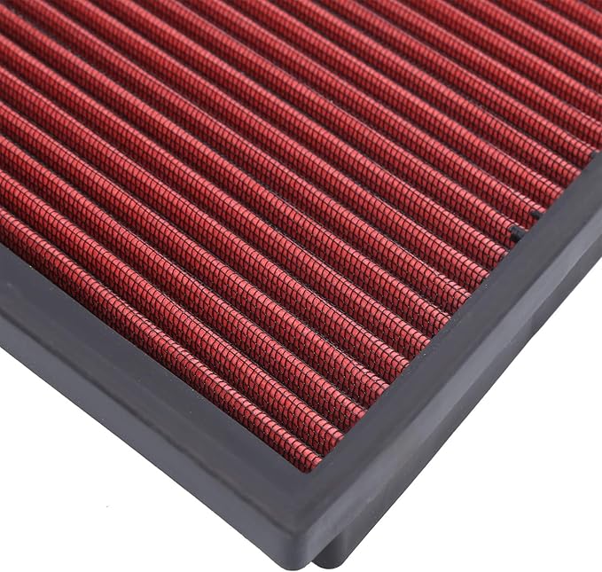2332 Air Filter Aluminum Washable Reusable High Performance Air Filter Panel Replacement Engine Protection Accessory for Automotive Vehicles