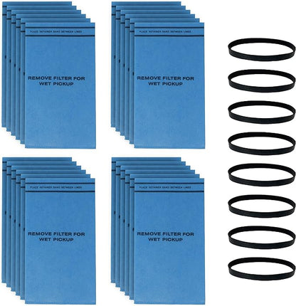 Fette Filter - 24 + 8 Pack Wet Dry Vac Bags Compatible with WORKSHOP WS01025F, Craftsman 9-38737, MultiFit VF2000, Select 2-1/2 to 5-Gallon Shop Vac Husky,Bucket Head, & Stinger Shop Vac Models.