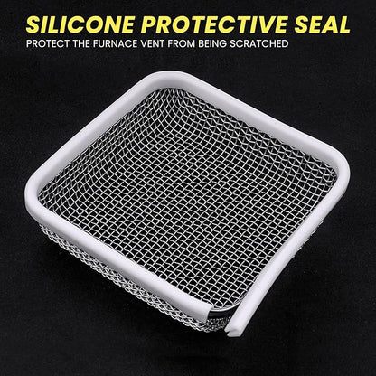 SheeChung RV Furnace Vent Screen, Flying Insect Screen Water Heater Cover for Camper, 4.5 x 4.5 x 1.3 Inch and RV Water Filter 4 Pack with Flexible Hose Protector