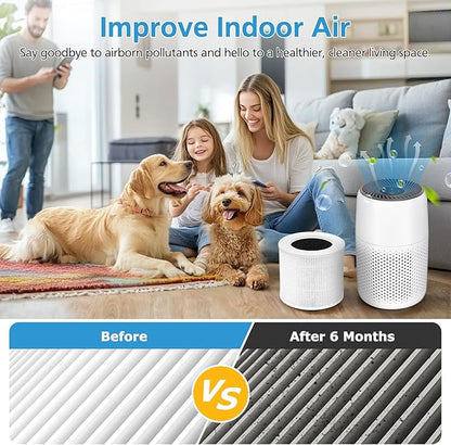 2 Pack Core Mini Replacement Filter for LEVOIT Core Mini-P Air Purifiers, Core Mini-RF Filter Replacement