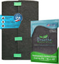 Breathe Naturally Universal Cut To Fit Carbon Activated Air Filter - Replacement Charcoal Filters - Pre Filter Carbon Sheet for Air Purifier, Vent Filters & More - Made in USA (Pack of 1, 16x48)