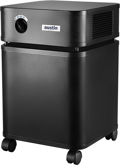 Austin Air HealthMate Plus Air Purifier, Black - Advanced 4-Stage Filtration Air Purifiers For Home with Activated Carbon & Zeolite - Ideal as Air Purifiers for Bedroom or any Large room, Model B450