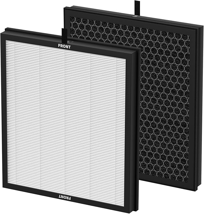 AP303 AP304 Replacement Filters, Compatible with DAYETTE AP303/304 Air Puri-fier, for FRESHDEW AP303 / AP304 Puri-fier,2 Pack Filters with 3-Stage Filtration