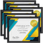 Langdon House 8.5x11 Certificate Frames Set (Black, 6 Pack) Distinguished Edging for Classic Style, Richland Collection