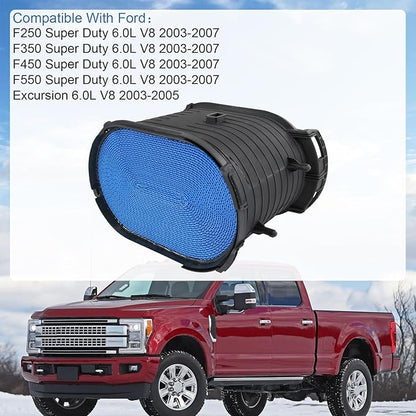 CARMOCAR Air Filter FA1778 Replacement for Ford 6.0L F250 F350 F450 F550 Super Duty V8 2003-2007 Excursion Power stroke Diesel 2003-2005 4C3Z-9601-AA 3C3U-9601-BC CA9516