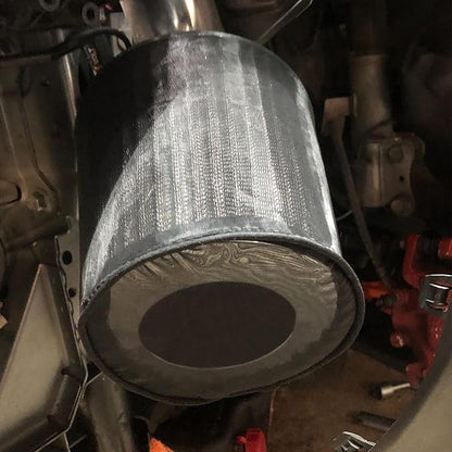 TOMALL Air Filter Wrap for Car Air Intake Filter Protective Cover Dustproof Waterproof Universal Accessories (Small)