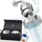 AquaHomeGroup Luxury Filtered Shower Head Set 20+3 Stage Shower Filter for Hard Water Removes Chlorine and Harmful Substances - Showerhead Filter High Output