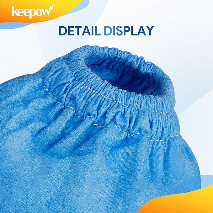 KEEPOW VRC2 Cloth Filter Compatible with Vacmaster 1.5 to 3.2 Gallon Wet/Dry Vacuums, Also Compatible with Shop Vac AA155 AA256 AA255, 2 Pack