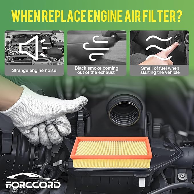 Cabin Air Filter and Engine Air Filter Fits for Nissan Altima 2007-2013, L4 2.5L Activated Carbon Cabin Filter Replacement CF11173 CA10349