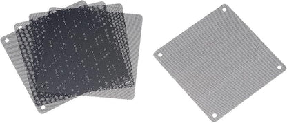 uxcell PC Dust Fan Screen with Screws for Cooling Dustproof Case Cover PVC 120mm 5pcs