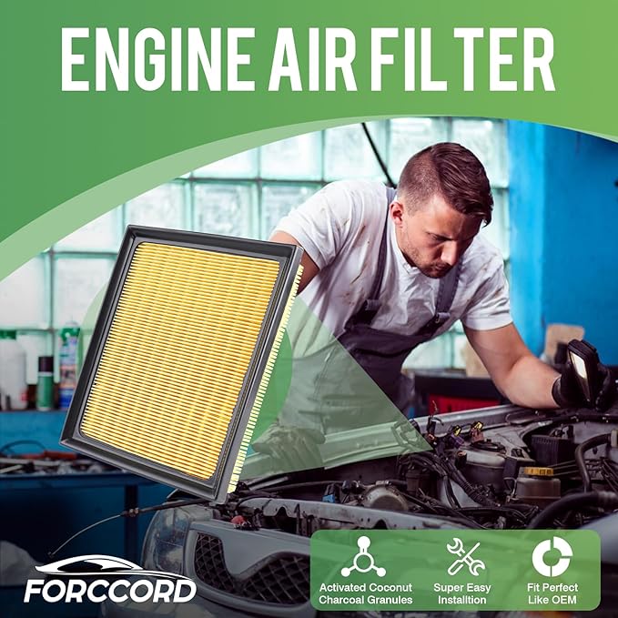 Cabin & Engine Air Filter Fit for Lexus CT200H 2011-2017, NX300H 2015-2019, Toyota Prius 2010-2015, RAV4 Only Hybrid 2016-2018 2.5L (Not Gas!) Replace#CF10285 CA10741 Car Accessories