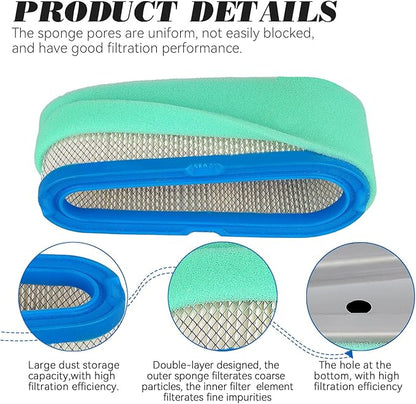 493910 691667 Air Filter for B&S 493910 691667 4166 5075 5075H 5075K 28A702 28B702 28B707 8.5 HP 10.5 HP 11.5 HP Vertical Engine Enginees Fit for Cub Cadet Toro Lawn Mower