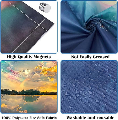Fluorescent Light Covers - Classroom Covers for Ceiling Lights, 1 PCS 4 x 2 Feet Magnetic Light Filters, Classroom, Office Decor (Auspiciousness Clouds)