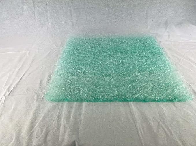 wioboy Paint Booth Exhaust Filter Pad, 25" x 20.5" (50/case) 15 Gram Fiberglass Paint Arrestor for Spray Booth