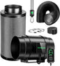 VIVOSUN Smart Air Filtration G8 Kit 8", AeroZesh G8 Inline Duct Fan with E12 Speed Controller, Carbon Filter & 25' Ducting, Cooling & Ventilation System for Grow Tents, Indoor Gardening, Hydroponics