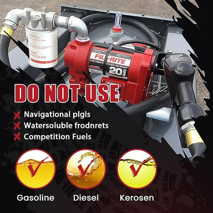 High Flow Fuel Filter, 1” NPT 30 Micronn Spin-on Cartridge Style Compatible With Mobile Portable and Stationary Disel Fuel Transfer Pump Tanks Boat