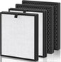 AP303 AP304 Replacement Filters, Compatible with DAYETTE ＆ FRESHDEW Air Purifier AP303/AP304, H14 HEPA Filter with Activated Carbon, 4 Pack (Original Filter)