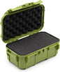 Evergreen 57 Waterproof Dry Box Protective Case with Pick & Pluck Foam - Travel Safe/Mil Spec/USA Made - for Cameras, Phones, Hiking, Boating, Water Sports, Action Cams (Green)