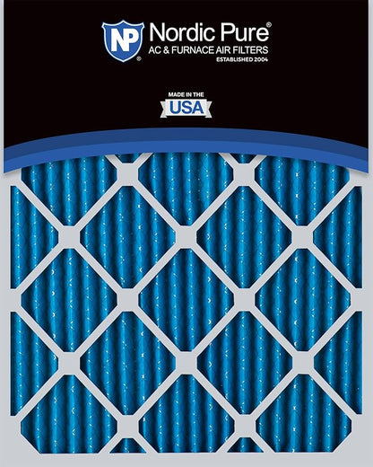 Nordic Pure 25x25x1 (Actual Size: 24 1/2 x 24 1/2 x 3/4) Pleated MERV 7 Air Filters 6 Pack