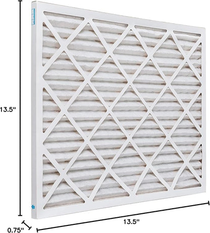 Aerostar 14x25x1 MERV 8, Pleated Air Filter, 14x25x1, Box of 6, Made in the USA