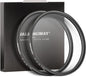 Walking Way 39mm White Mist Diffusion Filter Soft Focus Circular Lens Filter Set Dreamy Fog Effect Softening Camera Diffuser for Digital DSLR Camera 2pcs(Soft 1 and 2)