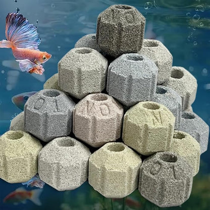 Fish Tank Bio Media - 1000g, 2.2lb Bio Balls for Aquarium Filter & Pond | Biological Filter Media for Freshwater | Nitrogen Removing Bio Spheres | Aquarium Ceramic Media,with Filter Media Bag