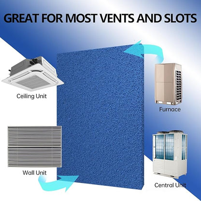 Ubeesize Reusable Air Filter 20x30, Furnace Filters Cut to Fit Air Conditioner MERV 6 Replacement for HVAC RV Washable AC Filter Media (Actual Size 20x30x0.7 inch)