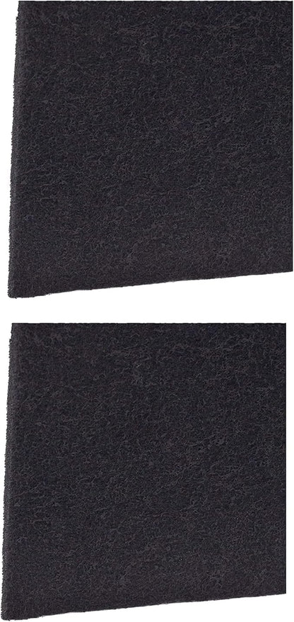 CFS – Pack of 2, Premium Cut-to-Fit Charcoal Carbon Anti-Odor Material Filter for Air Purifiers, Vent Hoods, Vacuums, Aquariums, Microwaves & More – Charcoal Air Filter Sheet – 12” x 12” – Black