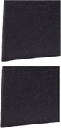 CFS – Pack of 2, Premium Cut-to-Fit Charcoal Carbon Anti-Odor Material Filter for Air Purifiers, Vent Hoods, Vacuums, Aquariums, Microwaves & More – Charcoal Air Filter Sheet – 12” x 12” – Black