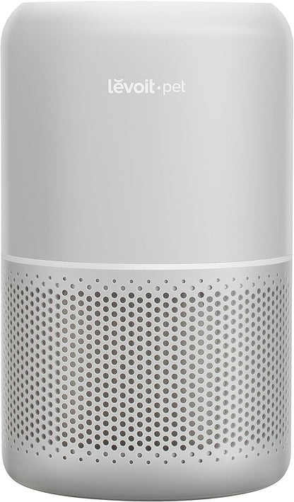 LEVOIT Air Purifier for Pets, Home, Large Rooms, and Bedrooms, HEPA Sleep Mode, AHAM VERIFIDE, Efficient Filter for Pet Dander, Odors, Captures Smoke, Dust, Mold, Pollen, Pet Lock, Core P350-P, Grey