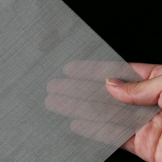 Stainless Steel Woven Wire Mesh, 304 Stainless Steel Woven Wire, 80 Mesh Fly Mosquito Net, Fine Screen Mesh, Rodents Garden Insect Screen, for Vent, Filter, Window