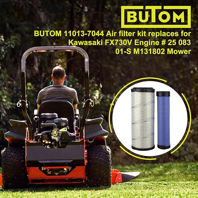 11013-7044 11013-7045 Outer Inner Air Filter for Kohler 25 083 01-S 25 083 04-S 841497 821136 M131803 M131802 Kawasaki 11013-7020 11013-7019 AF25552 AF25551