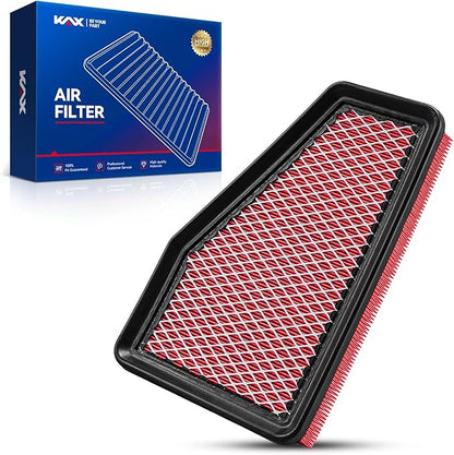 KAX Premium Engine Air Filter, CA12371 Replacement for Jeep Cherokee 2019 2020 2021 2022 2023 3.2L, Flexible Panel
