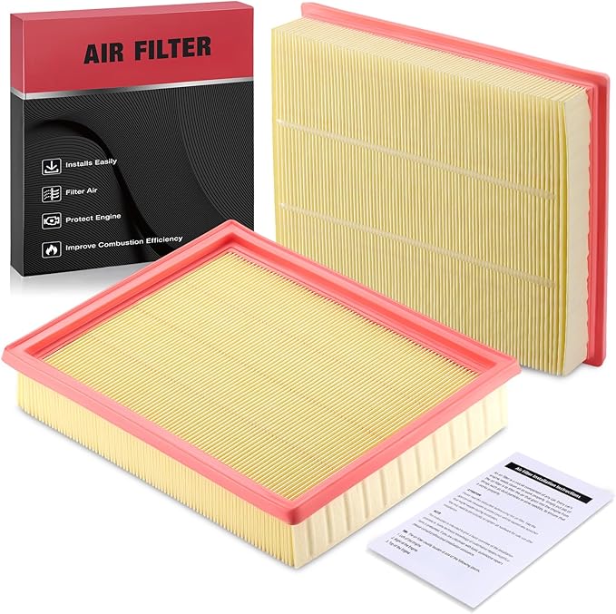 BDFHYK 2PC Engine Air Filters Compatible with Nissan 2021-2023 Pathfinder 3.5L V6, Compatible with INFINITI 2022-2023 QX60 3.5L V6, Replace# CA12931, 16546-6TA0A, PA99868, 165466TA0A