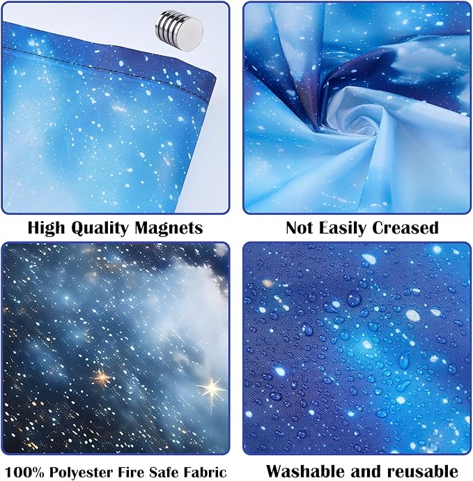 Fluorescent Light Covers - Classroom Covers for Ceiling Lights, 1 PCS 4 x 2 Feet Magnetic Light Filters, Classroom, Office Decor (Galaxy)