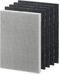 Nispira True HEPA Activated Carbon Pre Filter Compatible with Fellowes AeraMax 290 300 DX95 HF-300 Fellowes AP-300PH Air Purifier. Compared to Fellowes 0 Part 9287201, 1 Set
