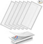 6-Pack White Magnetic Vent Covers 4.7x10.2 Inch - Universal Fit for Floor, Wall & Ceiling Registers (5"-6" Width x 10"-12"Length) | High Airflow Mesh Design | Tool-Free Easy Installation