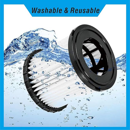Suitable for DeWalt DCV580/DCV581H Vacuum Filter Replacement, Pack of 2