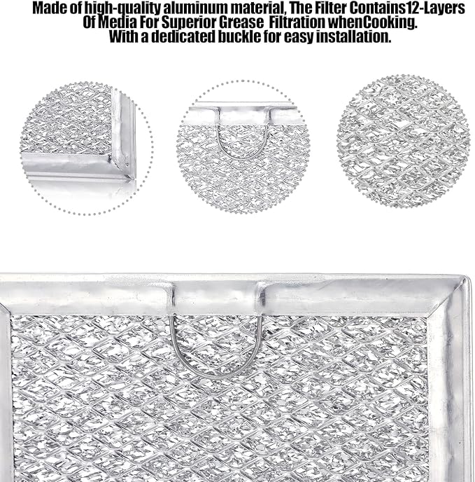 3 Pack Grease Filter & Charcoal Filters Set for Microwave Filter Replacement Combo – Compatible with LG LMV2031ST, LMV2031BD, LMHM2237ST, LMH2235ST & More (5230W1A012B & 5230W1A003A)