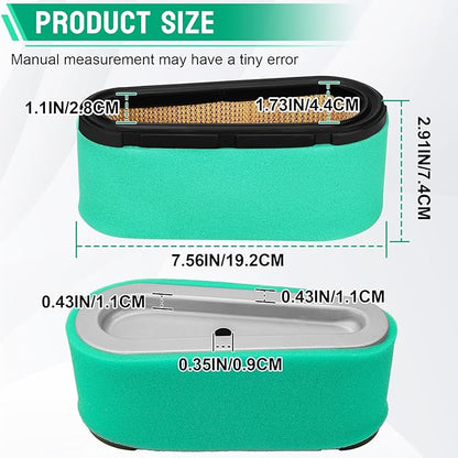 LOCOPOW 496894 496894S 493909 Air Filter & Pre Filter for B& S 12.5-17HP 5053K 272403S 272403 5053B 5053D 5053H for John Deere LG496894 LG496894S for Craftsman 24151 Lawn Mower
