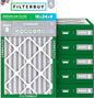 Filterbuy 16x24x4 Air Filter MERV 8 Essential Dust & Allergy Defense (6-Pack), Electrostatic Pleated HVAC AC Furnace Filters Replacement, Made in USA (Actual Size: 15.38 x 23.38 x 3.63)